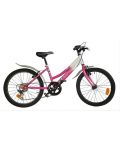 Детско колело Dino Bikes - Дино, бяло и розово, 20" - 1t