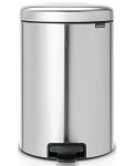 Кош за отпадъци Brabantia - NewIcon, 20 l, Matt Steel Fingerprint Proof - 1t