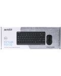 Комплект мишка и клавиатура A4tech - FG1112 Fstyler, безжичен, черен - 5t