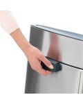 Кош за отпадъци Brabantia - Touch Bin New, 40 l, Platinum - 8t