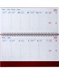Кожен настолен календар Казбек - Червен, 2024 - 2t