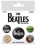 Комплект значки Pyramid -  The Beatles (White) - 1t