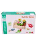 Комплект дървени играчки Lelin - Цветя за засаждане - 5t