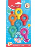 Комплект пастели Maped Color Peps - Еarly Age, 6 цвята, пласти - 1t