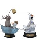 Комплект статуетки Beast Kingdom Disney: Frozen - Olaf Presents Tangled and The Little Mermaid (Exclusive Edition) - 1t