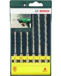 Комплект свредла Bosch - SDS-Plus-1, 6 части - 2t