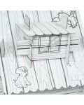 Детски комплект GОТ - Горска къща с животни за сглобяване и оцветяване - 6t