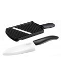 Комплект керамичен нож и ренде Kyocera - черен - 1t