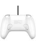 Контролер 8BitDo - Ultimate Wired, бял (Nintendo Switch/PC) - 2t