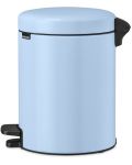 Кош за отпадъци Brabantia - NewIcon, 5 l, Dreamy Blue - 4t