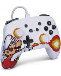Контролер PowerA - Enhanced, жичен, за Nintendo Switch, Fireball Mario - 2t