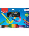 Комплект цветни моливи Maped Color Peps - Infinity, 24 цвята - 1t