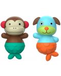 Играчки за вода Skip Hop - маймунка и куче - 1t