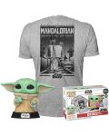 Комплект Funko POP! Collector's Box: Television - The Mandalorian (Grogu with Cookie) (Flocked) (Special Edition) - 1t