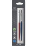 Комплект химикалка Parker Jotter Originals - С гел химикалка, синя - 1t