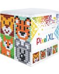 Креативен комплект с пиксели Pixelhobby - XL, Куб, Диви животни - 1t