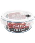 Кръгла кутия за храна Pebbly - 950 ml, 17 х 7.6 cm - 1t