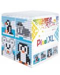 Креативен комплект с пиксели Pixelhobby - XL, Куб, полярни животни - 1t