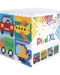 Креативен комплект с пиксели Pixelhobby - XL, Куб, Превозни средства - 1t