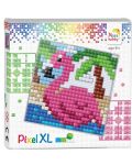 Креативен комплект с пиксели Pixelhobby - XL, Фламинго - 1t
