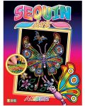 Творчески комплект KSG Crafts Sequin Art - Изкуство с пайети, Пеперуда - 2t