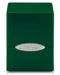 Кутия за карти Ultra Pro Satin Cube -  Hi-Gloss Emerald Green - 2t