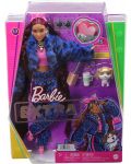 Кукла Barbie Extra - С червена коса на плитки, кученце и аксесоари - 3t