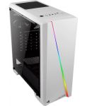 Кутия AeroCool - Cylon RGB, mid tower, бяла/прозрачна - 1t