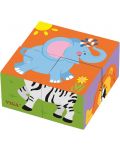 Кубчета Viga - Диви животни, 4 броя - 1t