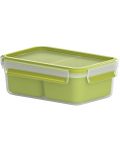 Кутия за храна Tefal - Clip & Go, K3100512, 1 L, зелена - 1t