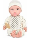 Кукла-бебе Battat Lulla Baby - С бяла пижама на точки и шапка - 1t