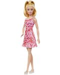 Кукла Barbie Fashionista - С рокля на цветя - 1t