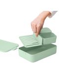 Кутия за храна Brabantia - Make & Take, 2 L, зелена - 5t