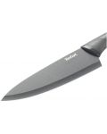 Кухненски нож Tefal - Fresh Kitchen Chef, 15 cm, черен/розов - 5t