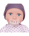 Кукла-бебе Battat Lulla Baby - С лилава пижама на точки и шапка - 2t