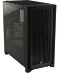 Кутия Corsair - 4000D Airflow, mid tower, черна/прозрачна - 2t