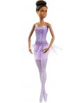 Кукла Mattel Barbie - Балерина, с черна коса и лилава рокля - 3t