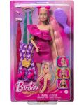 Кукла Barbie Fun & Fancy Hair - С дълга цветна коса и аксесоари - 7t