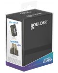 Кутия за карти Ultimate Guard Boulder Deck Case - Standard Size, черна (60 бр.) - 5t
