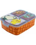 Кутия за храна Stor Pokémon - С 3 отделения - 1t
