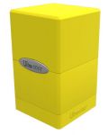 Кутия за карти Ultra Pro Satin Tower - Bright Yellow (100+ бр.) - 1t