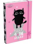 Кутия с ластик Lizzy Card Kit Tok Stars - 33 x 24 x 5 cm - 1t