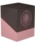 Кутия за карти Ultimate Guard Druidic Secrets Fatum Boulder Deck Case - Пепеляво розова (100+ бр.) - 1t