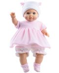 Кукла-бебе Paola Reina Manus - Ейми, с розова туника и панталонки, 36 cm - 1t