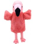 Кукла ръкавица The Puppet Company - Розово фламинго, 25 cm - 1t