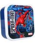 Кутия за храна 3 в 1 Vadobag Let's Eat - Spider-Man - 2t