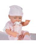 Кукла-бебе Moni Toys - С розово одеялце и розова шапка, 41 cm - 2t