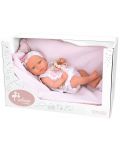 Кукла-бебе Arias - Инна с розово одеяло и аксесоари, 38 cm - 1t