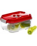 Кутия за вакуумиране Status - Health, 1.4 l, BPA Free, червена - 1t