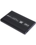 Кутия за твърд диск Makki -  External Case 2.5", SATA USB3.0, черна - 1t